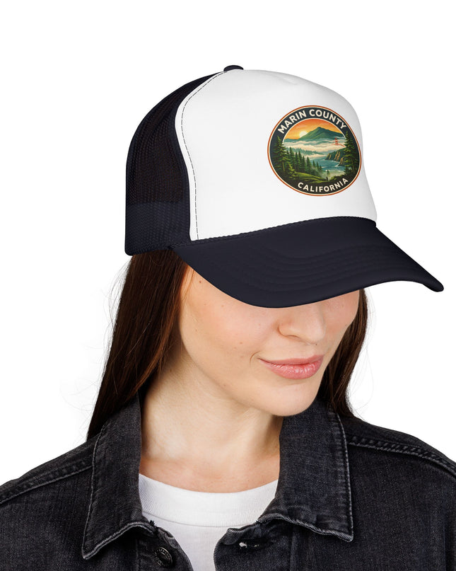 "Marin County, Above the Fog" Foam Trucker Hat