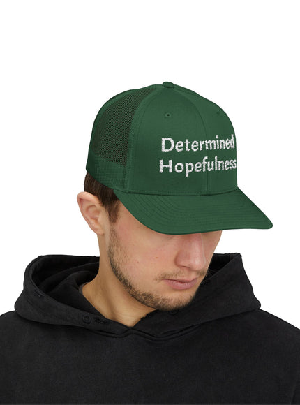"Determined Helpfulness" Snapback Trucker Cap