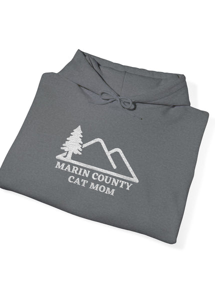 "Marin County Cat Mom" Unisex Heavy Blend Hooded Sweatshirt