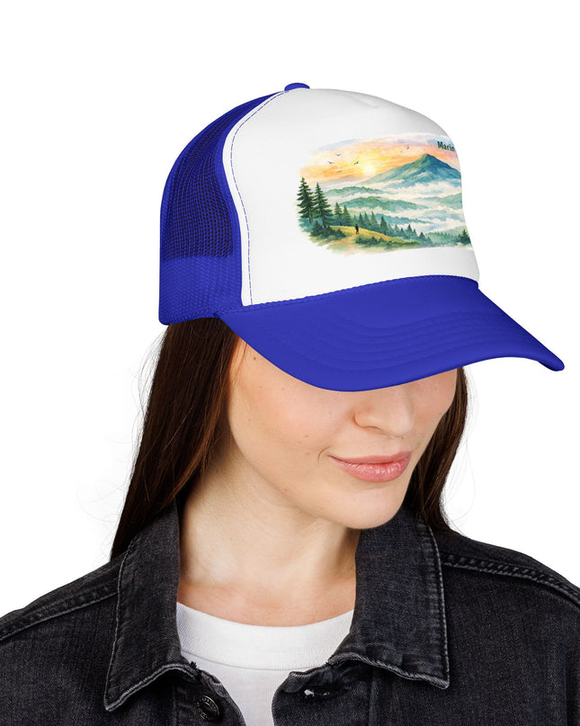 "Marin County, Where the Hills Meet the Sky" Foam Trucker Hat