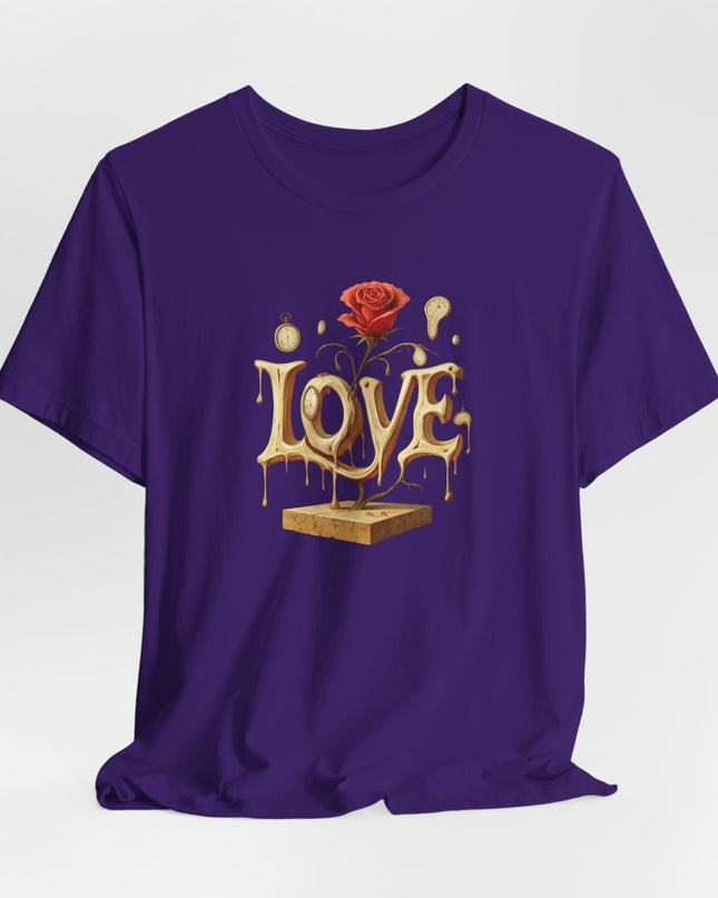 "Love - Salvador Dali Style" Unisex Jersey Short Sleeve Tee