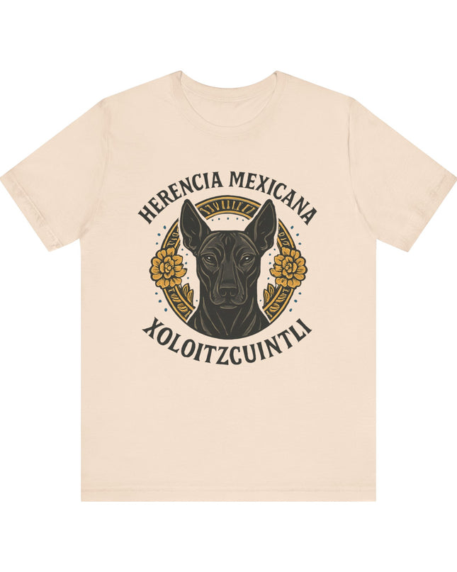 "Herencia mexicana - Xoloitzcuintli" Unisex Jersey Short Sleeve Tee