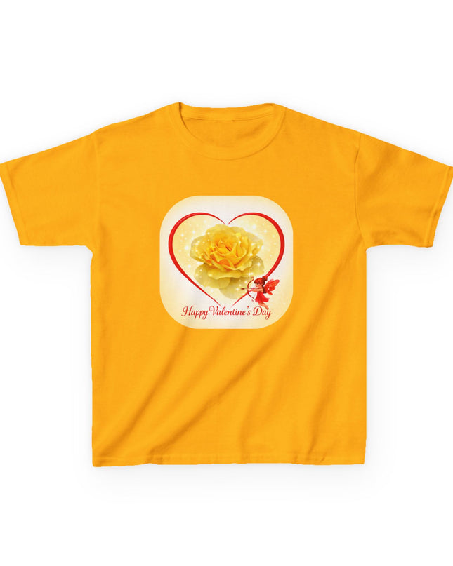 "Happy Valentine's Day" Kids Heavy Cotton Tee