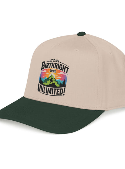 "It's my Birthright to be Unlimited" Mid Profile Baseball Cap