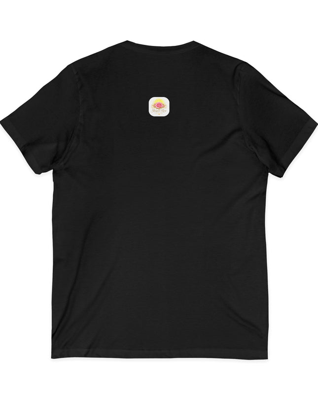 "Blessed and Beautiful" Ladies' V-Neck T-Shirt
