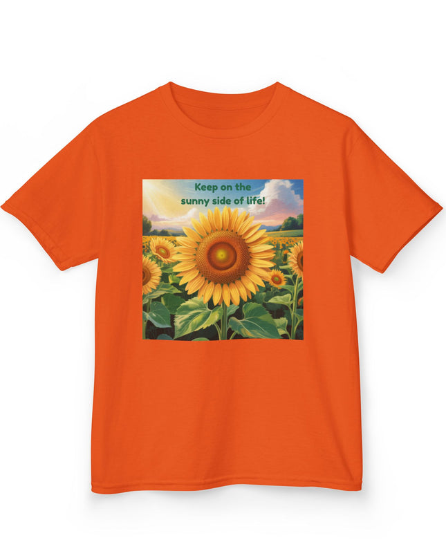 "Keep on the Sunny Side of Life" Kids Heavy Cotton Tee