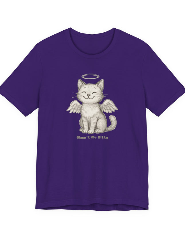 "Wasn't Me Kitty" Unisex Jersey Short Sleeve Tee