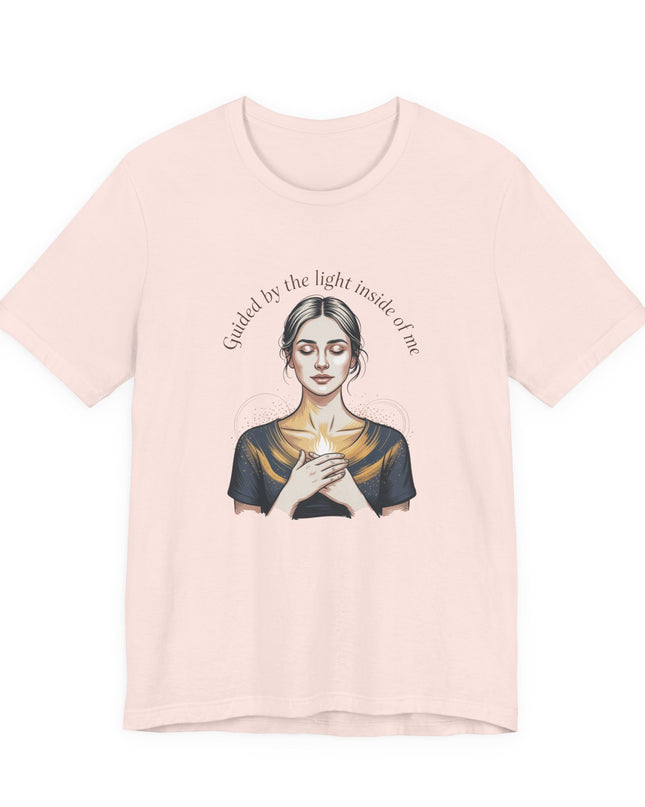 "Guided by the Light inside of Me" Unisex Jersey Short Sleeve Tee