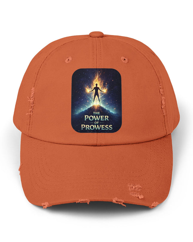 "The Power of Prowess" Unisex Distressed Cap