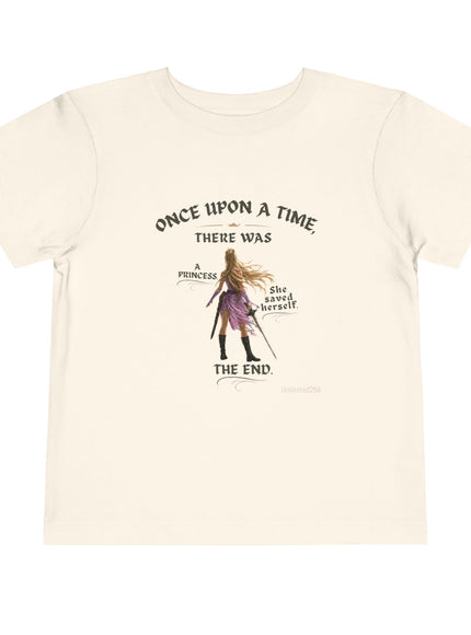 "She Saved Herself V2" Toddler Short Sleeve Tee