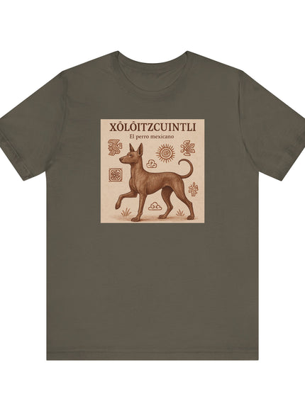 "Xoloitzcuintli - el perro mexicano" Unisex Jersey Short Sleeve Tee