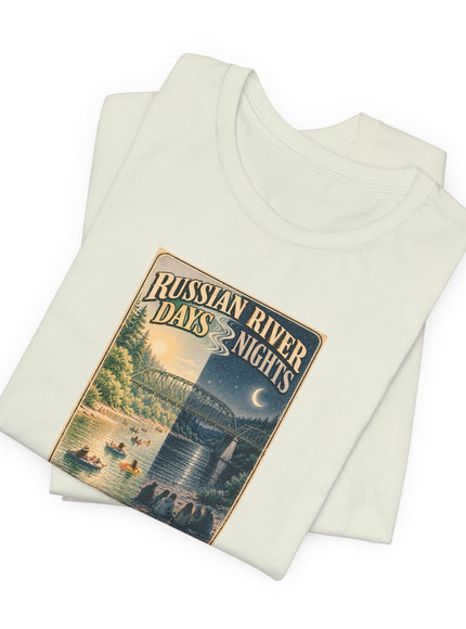 "Russian River Days, Russian River Nights" Unisex Jersey Short Sleeve Tee