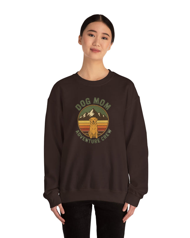 "Dog Mom Adventure Crew" Unisex Adult Sweatshirt