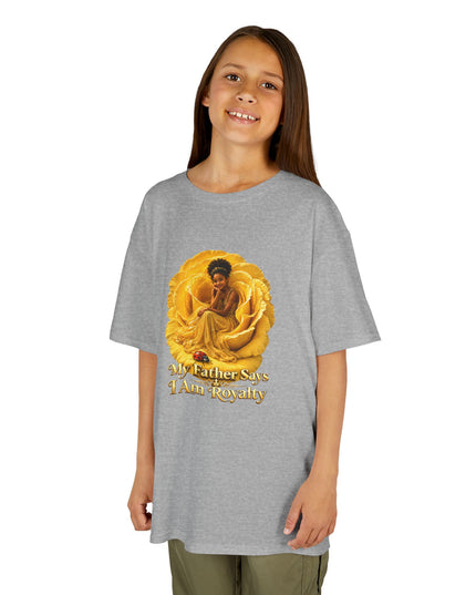"My Father Says I am Royalty" Kids Heavy Cotton Tee