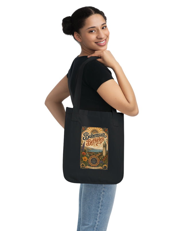 "Bohemian Berkeley" Organic Canvas Tote Bag