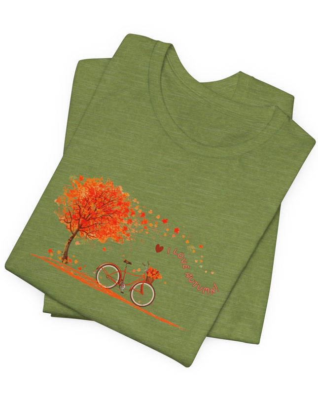 "I Love Autumn" Unisex Jersey Short Sleeve Tee