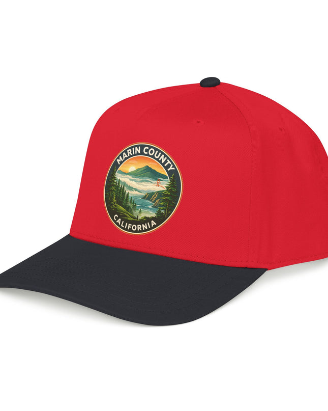 "Marin County, Above the Fog" Mid Profile Baseball Cap