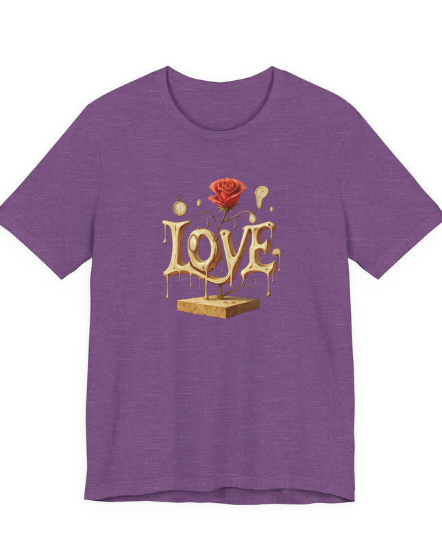 "Love - Salvador Dali Style" Unisex Jersey Short Sleeve Tee