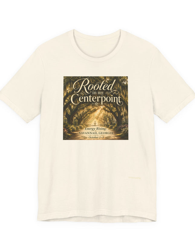 "Rooted in my Centerpoint" Unisex Jersey Short Sleeve Tee