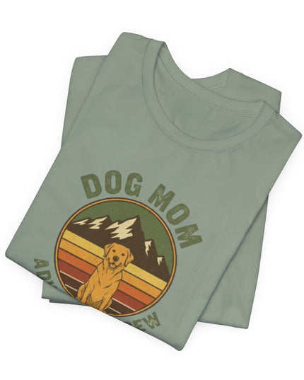 "Dog Mom Adventure Crew" Unisex Jersey Short Sleeve Tee