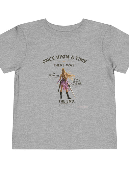 "She Saved Herself V2" Toddler Short Sleeve Tee