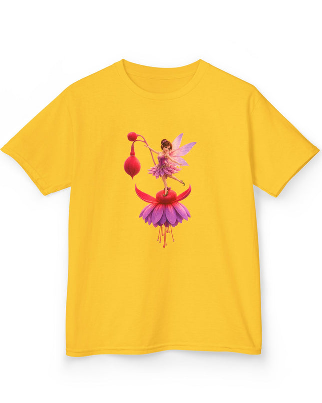 "Fuchsia Fairy" Kids Heavy Cotton Tee