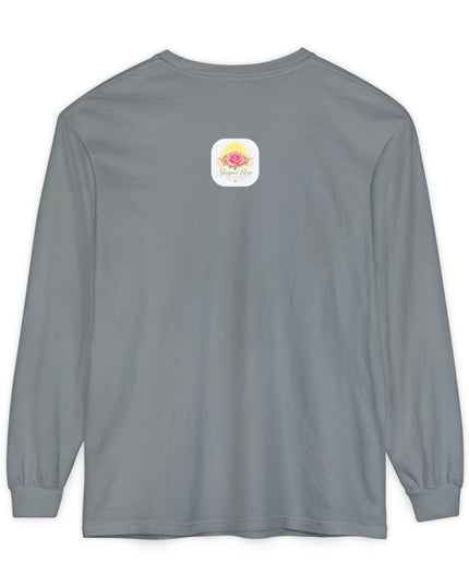 "Blessed and Beautiful" Unisex Garment-dyed Long Sleeve T-Shirt