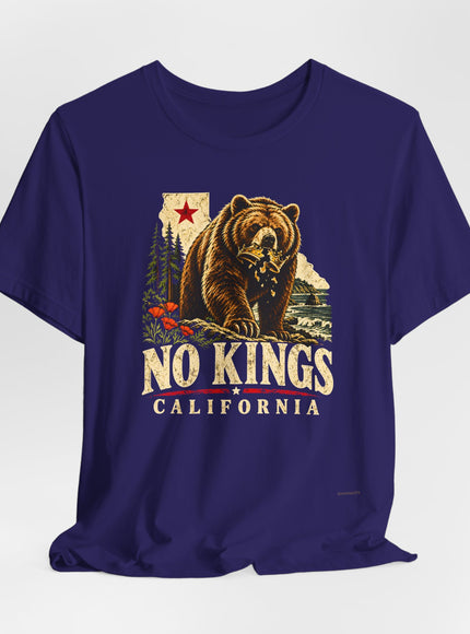 "No Kings California" Unisex Jersey Short Sleeve Tee