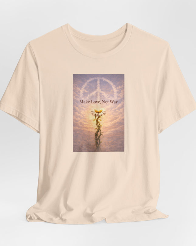 "Make Love Not War" Unisex Jersey Short Sleeve Tee