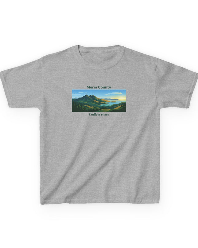 "Marin County - Endless Views" Kids Heavy Cotton Tee
