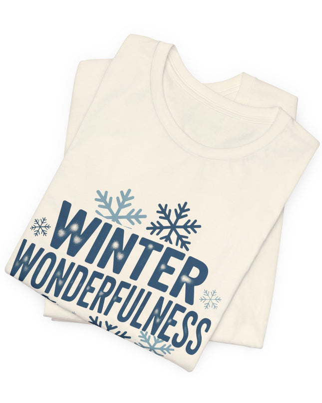 "Winter Wonderfulness" Unisex Jersey Short Sleeve Tee