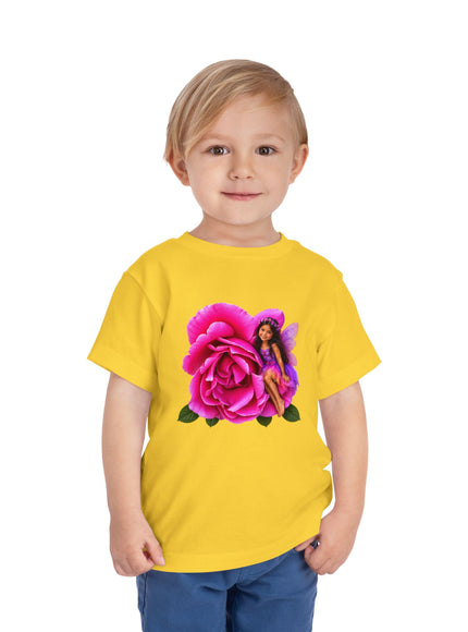 "Rose Fairy" Toddler Short Sleeve Tee