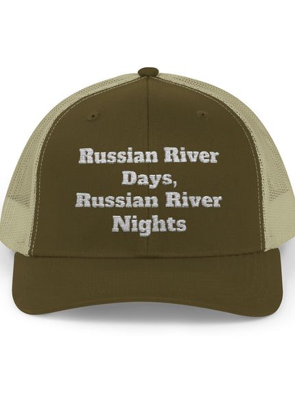 "Russian River Days, Russian River Nights" Snapback Trucker Cap