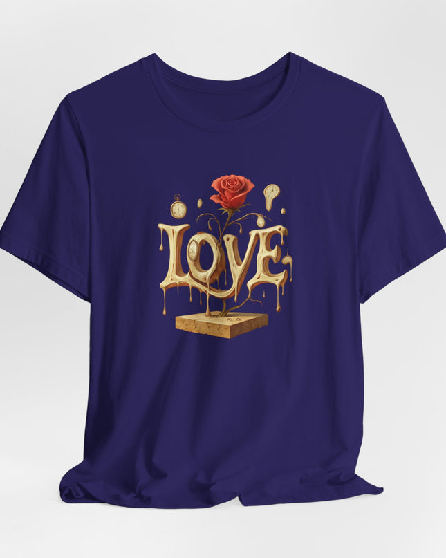 "Love - Salvador Dali Style" Unisex Jersey Short Sleeve Tee