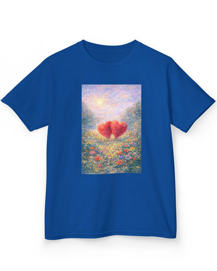 "Valentine's Day - Monet Style" Kids Heavy Cotton Tee