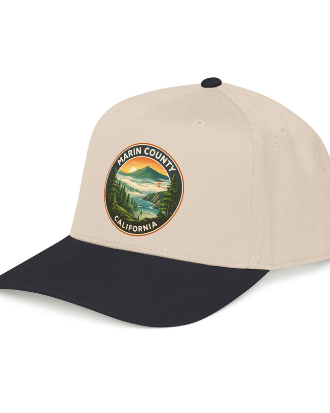 "Marin County, Above the Fog" Mid Profile Baseball Cap