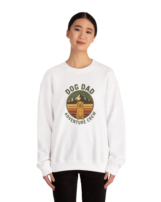 "Dog Dad Adventure Crew" Unisex  Adult Sweatshirt