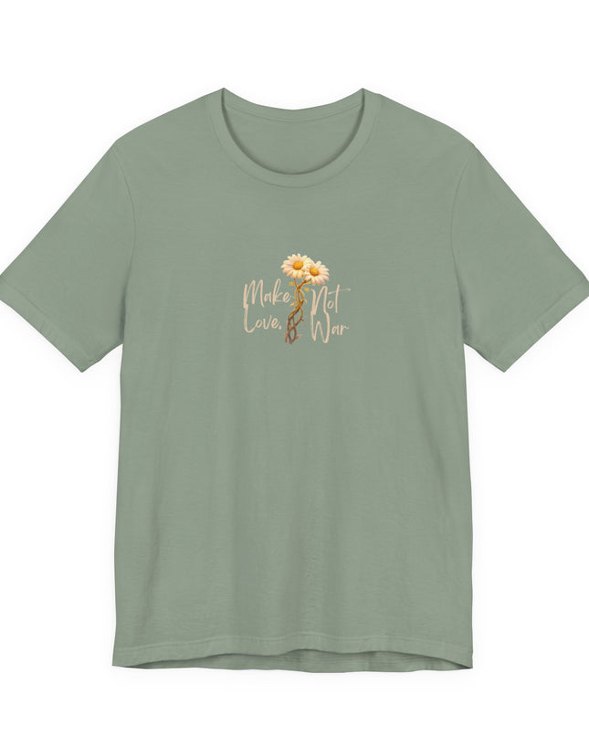 "Make Love, Not War" Unisex Jersey Short Sleeve Tee
