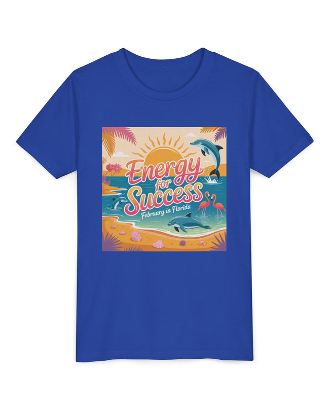 "February in Florida, Energy for Success" Youth Short Sleeve Tee