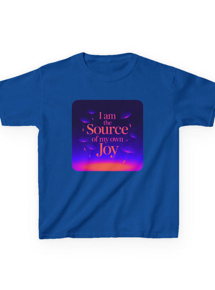 "I Am the Source of my Own Joy" Kids Heavy Cotton Tee