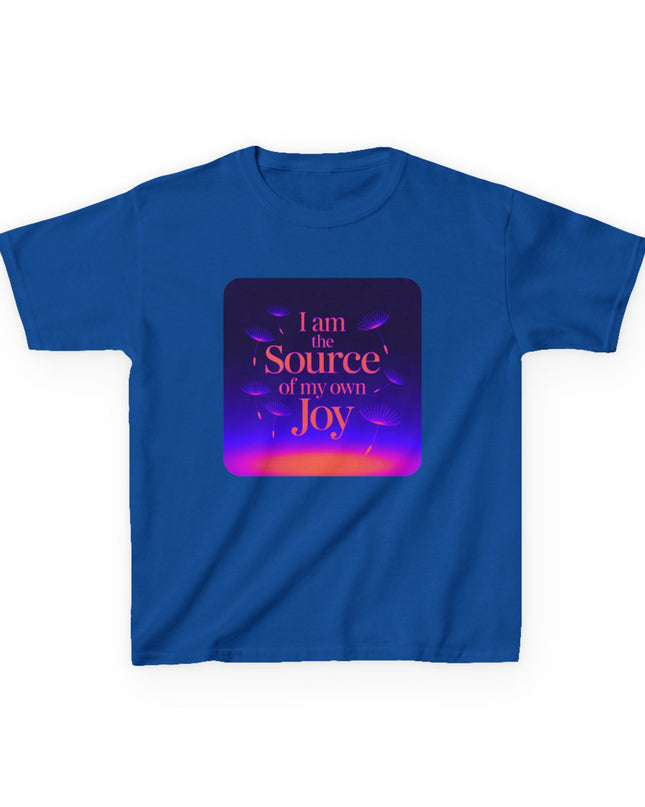 "I Am the Source of my Own Joy" Kids Heavy Cotton Tee