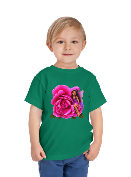 "Rose Fairy" Toddler Short Sleeve Tee