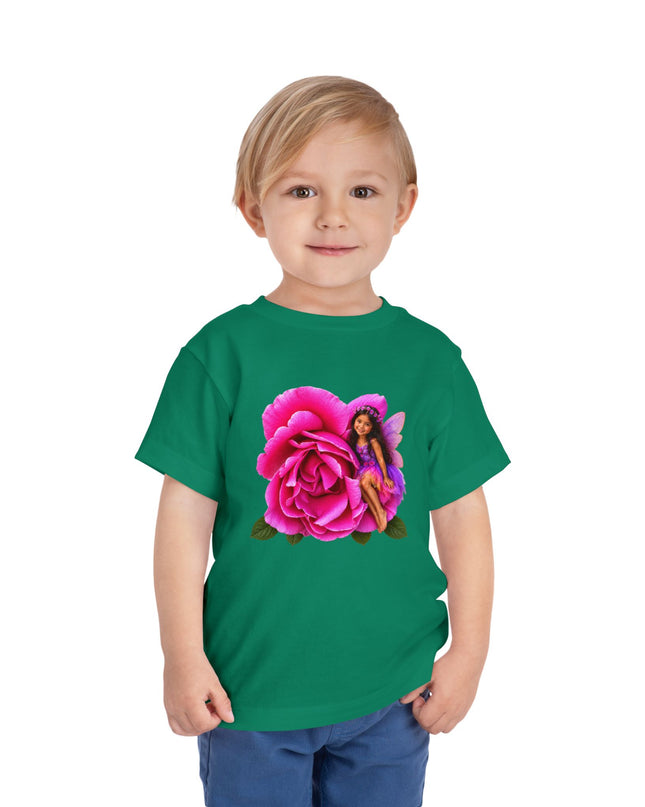 "Rose Fairy" Toddler Short Sleeve Tee