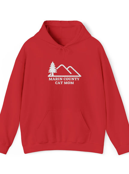 "Marin County Cat Mom" Unisex Heavy Blend Hooded Sweatshirt