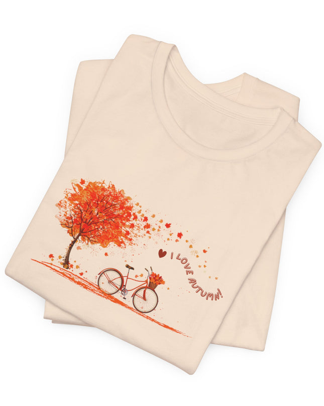 "I Love Autumn" Unisex Jersey Short Sleeve Tee