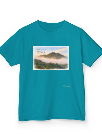 "Mount Tamalpais, Mill Valley, California Kids Heavy Cotton Tee