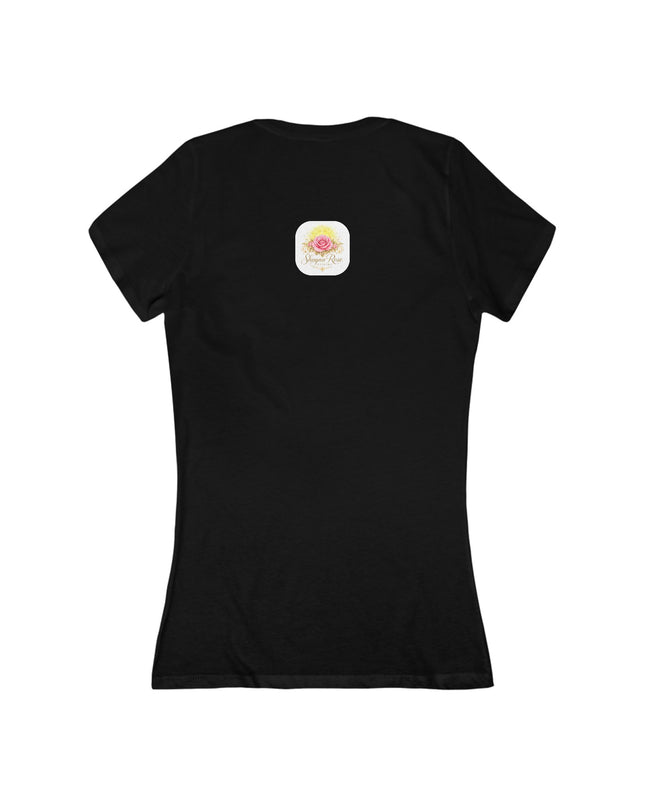 "My Mother Says I am Royalty" Women's Jersey Short Sleeve Deep V-Neck Tee