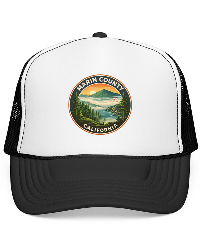 "Marin County, Above the Fog" Foam Trucker Hat