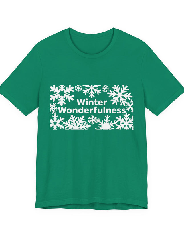 "Winter Wonderfulness" Unisex Jersey Short Sleeve Tee