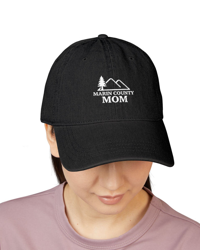 "Marin County Mom" Denim Hat (Embroidery)